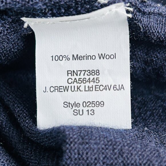 J. Crew 100% Merino Trompe L'Oeil Intarsia Pullover Sweater (size XS) - Picture 10 of 15